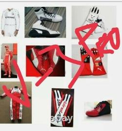 Set Of Go Kart Race Suit Cik/fia Level 2 Approved With Matching Shoes & Gloves