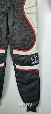 Sparco Racing Suit Go Kart Formula One Size M Black White Sandtler Padded 2001