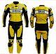 Yellow Yamaha Motorcycle/motorbike Leather Suit Mens Racing Biker. In All Size