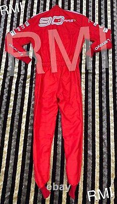 Charles F1 Imprimé Suit De Course 90 Ans Go Kart/karting Course/racing Suit