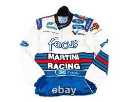 Combi-pilote de karting Martini Racing brodée, homologuée CIK/FIA niveau 2