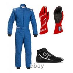 Combinaison de course de karting brodée de niveau 2 avec chaussures et gants assortis