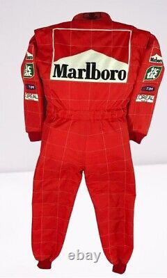 Combinaison de course imprimée F1 Michael Schumacher 2001 Go Kart disponible dans toutes les tailles
