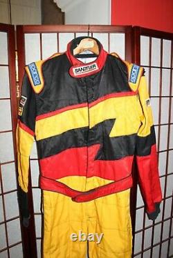 Costume D'équipe Sparco Racing Costume Kart Sandtler Cik/fia 98 011 Taille 46 Aly
