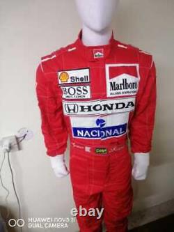 Costume De Course De Kart Brodé Arton Senna Fait Pour Mesurer Le Costume De Karting De Niveau 2