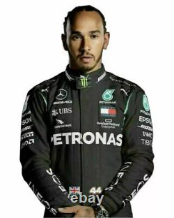 Costume de karting Lewis Hamilton CIK/FIA certifié équipement de course Mercedes F1