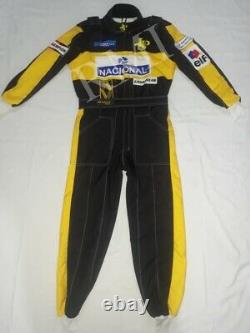 F1 Ayrton Senna 1985 Costume De Course Imprimé/go Kart/karting Race/racing Suit