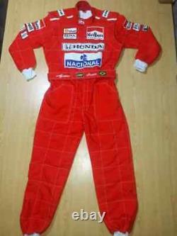 F1 Ayrton Senna 1991 Sublimation Imprimé Costume De Course Go Kart, En Toutes Tailles