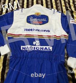 F1 Ayrton Senna 1994 Broderie Patchs Costume Go Kart / Karting Race / Racing Suit