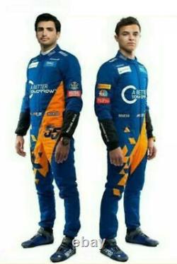 F1 Mclaren Go Kart Racing Suit Cik/fia Niveau 2 Karting/racing Outfit Dans Toutes Les Tailles
