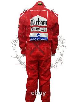 F1 Racing Aryton Senna Racing Kart Suit 1991 Niveau 2 Approuvé