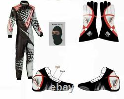 Go Kart Racing Suit And Shoescik/fia Niveau 2 Approuventavec Des Cadeaux Gratuits