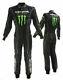 Go Kart Racing Suit Cik / Fia Niveau 2 Monster Energy Imprimé Costume Avec Expédition
