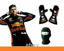 Go Kart Racing Suit Red Bull Racing Suit Cik/ Fia Nevel 2 & Sublimation Glove