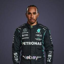 Lewis Hamilton Racing Suit Cik/fia Petronas Go Kart Race Suit Avec L'expédition