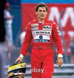 Patches de broderie F1 Ayrton Senna modèle 1992 pour combinaison de karting de course