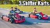 Racing Shifter Karts Autour De La Ville