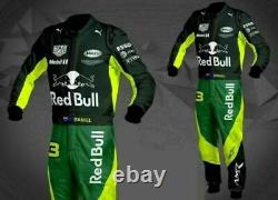 Red Bull Go Kart Race Suit Cik/fia Niveau 2 Approuvé Avec Cadeaux Gratuits Inclus