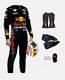 Red Bull Go Kart Race Suit Cik/fia Niveau 2 Approuvé Avec Des Chaussures Et Des Gants Assortis