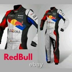 Red Bull Go Kart Race Suit Cik/fia Niveau 2 Approuvé Avec La Livraison Express Gratuite