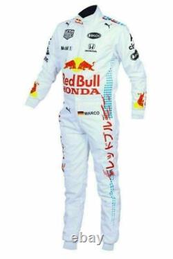 Red Bull Go Kart Racing Suit Cik Fia Level2 Combinaison Karting Approuvée Avec Des Cadeaux