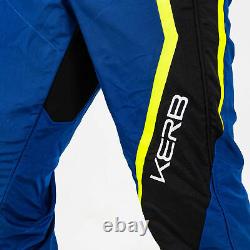 Sparco Kerb Go Kart Racing Suit, Cik Fia Niveau 2 Tailles Approuvées Pour Enfants